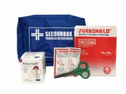 Trousse De Premiers Secours Soin Brûlure 20 X 14 X 7,5 Cm