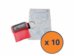 Masque De Bouche à Bouche Avec Porte-clés Souple – Lot De 10