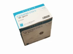 Compresse De Gaze Stérile 5×5 Cm- Boite De 100 Sachets Individuels