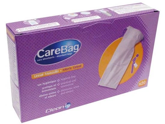 Carebag Sac Urinal Masculin Avec Substance Absorbante – Boîte De 20