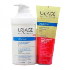 Xémose – Crème Relipidante Anti-irritations 400ml & Huile Lavante Apaisante 200ml Offerte