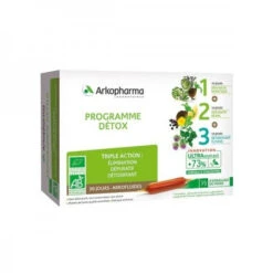 Arkofluides – Programme Détox Triple Action – 3 X 10 Ampoules