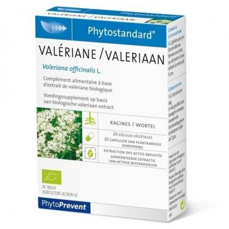 Phytostandard Valériane – 20 Gélules