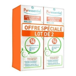 Articulations Et Muscles Roller Aux 14 Huiles Essentielles – Lot De 2 X 75 Ml