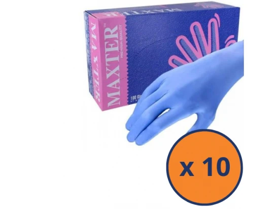 Gants Nitrile Non Poudré – Lot De 10 Boites De 200